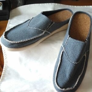 Men's Blue/Grey Slip-On Shoes